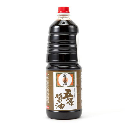 【受注対応品】蔵元五源醤油 1.8L HB 1cs (8本入)　＜麻生醤油＞