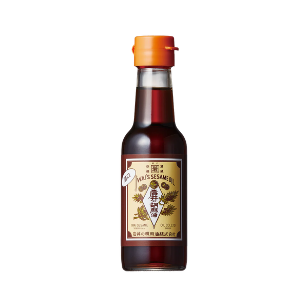 【受注対応品】岩井の純正胡麻油 濃口 1CS（140g × 20）＜岩井の胡麻油＞