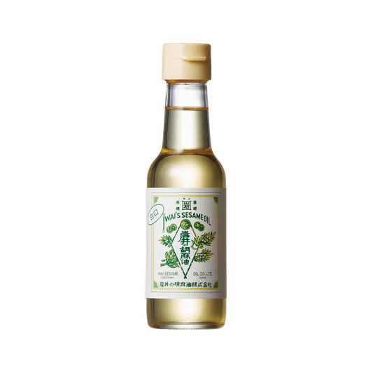 【受注対応品】岩井の純正胡麻油 白口 1CS（140g × 20）＜岩井の胡麻油＞