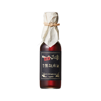 【受注対応品】横濱純正黒胡麻油 1CS（140g × 20）＜岩井の胡麻油＞