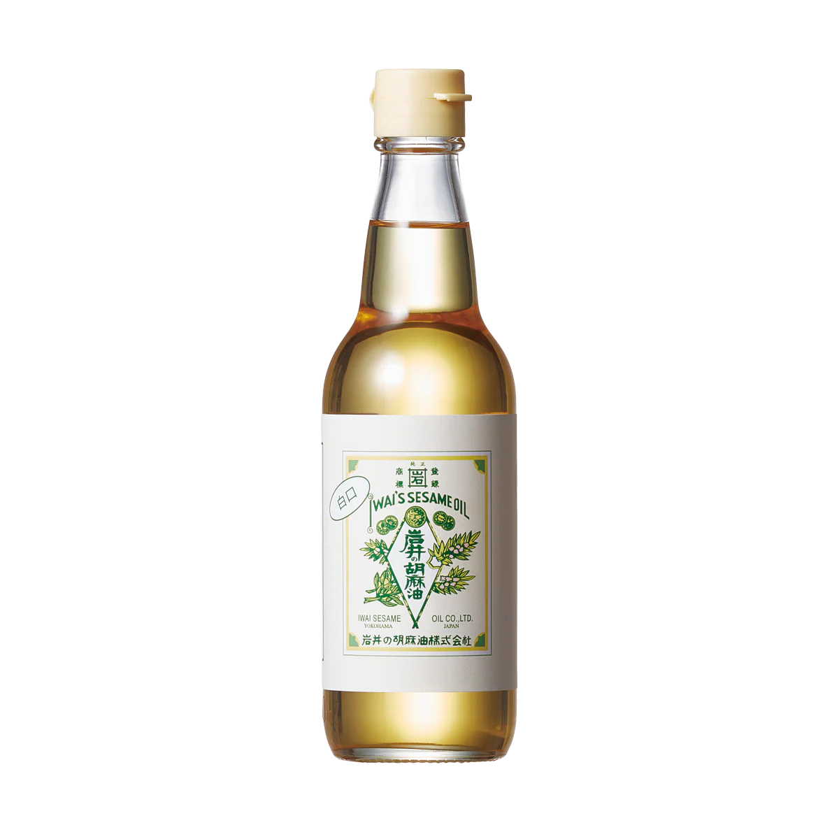 [Made to Order] Iwai's Pure Sesame Oil, White, 1 case (330g x 12) <iwai no goma abura></iwai>