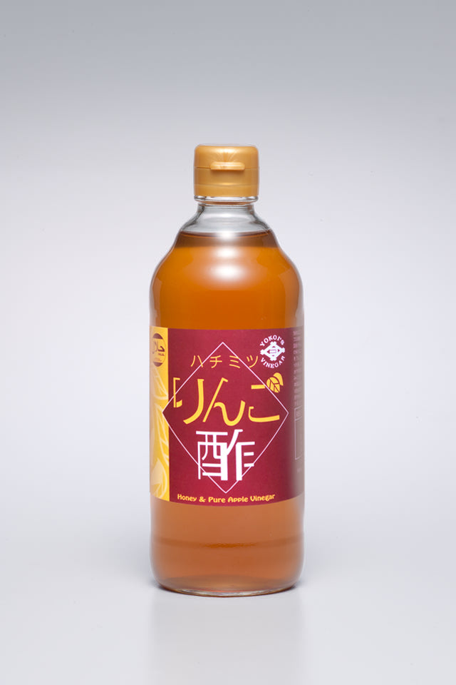 【受注対応品】ハチミツりんご酢　1CS （500ml×12）　＜横井醸造工業＞