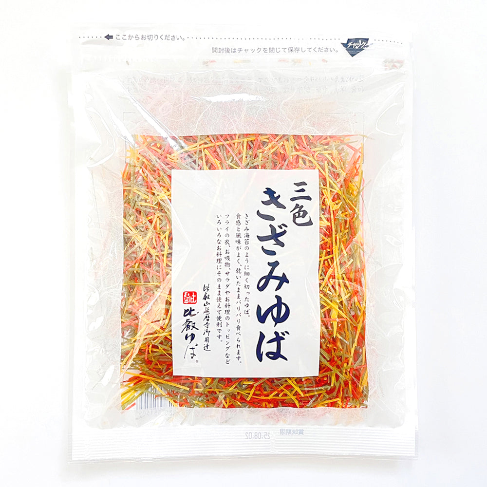 【受注対応品】三色きざみゆば 50g（ケース）