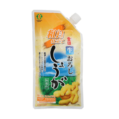 【受注対応品】粗目仕立て生おろししょうが  1CS（750g × 12）　＜金印わさび＞