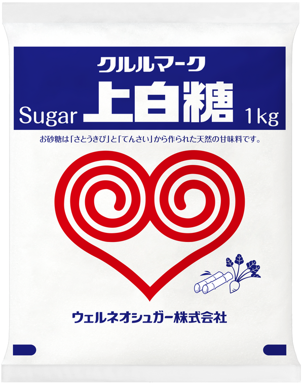 【受注対応品】上白糖 1kg × 20　＜クルルマーク＞