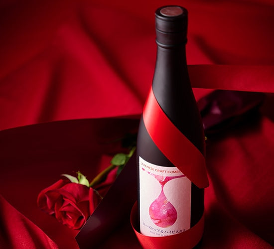 JAPANESE CRAFT KOMBUCHA Rosehip & Hibiscus 720ml (Tsuboichi Tea Honpo)